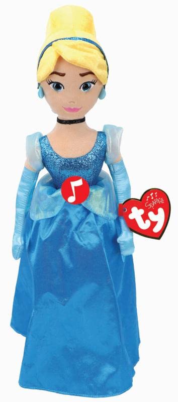 TY - Disney Princesses - Peluche Musicale Cendrillon 40 cm, TY02412