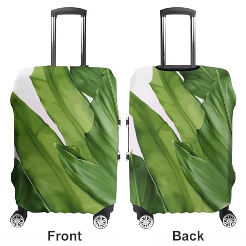 Travel Luggage Protector Cover Fresh Banana Leaves Suitcase Covers for Luggage 54x72 inch3