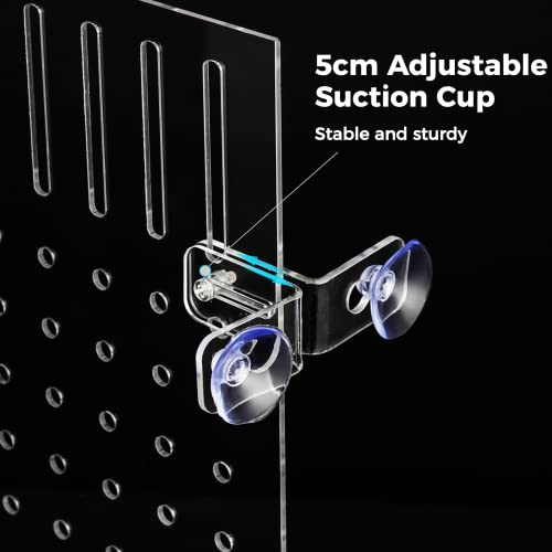 Gekmor 2Pcs Fish Tank Dividers, Acrylic Divider Isolation Board With Suction Cups, Diy Designed Clear Easy To Install And Assemble For Fish Tank Aquarium, 15.74" X 11.81" #TOP4