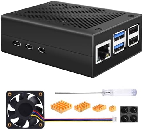 Raspberry Pi 5 27W USB-C Güç Adaptörü - Siyah Robolink