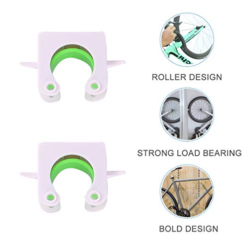 CLISPEED 2 Pcs Pesados â€‹â€‹Ganchos de Armazenamento de Bicicleta Gancho de Bicicleta Rack de Pared