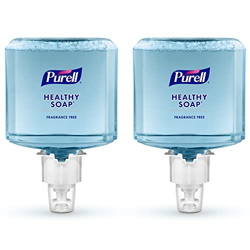 PURELL Brand HEALTHY SOAP Gentle & Free Foam, Fragrance Free, 1200 mL Hand Soap Refill for PURELL ES4 Manual Soap Dispenser (Pack of 2) - 5072-02 - Manufactured by GOJO, Inc.