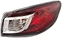 HEADLIGHTSDEPOT Tail Light Compatible with Mazda 3 2010-2013 4 Door Sedan Includes Right Passenger Side Tail Light