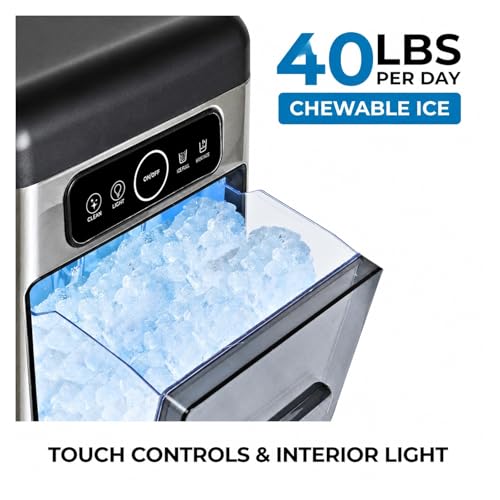 Fabricadora de hielo compacto de mostrador KKIMNF-40SS miniatura 5