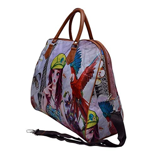 Image of V4U Women Elegant Handheld Digital Print Casual Hobo Shopping Carry Hand Bag (Multicolored)