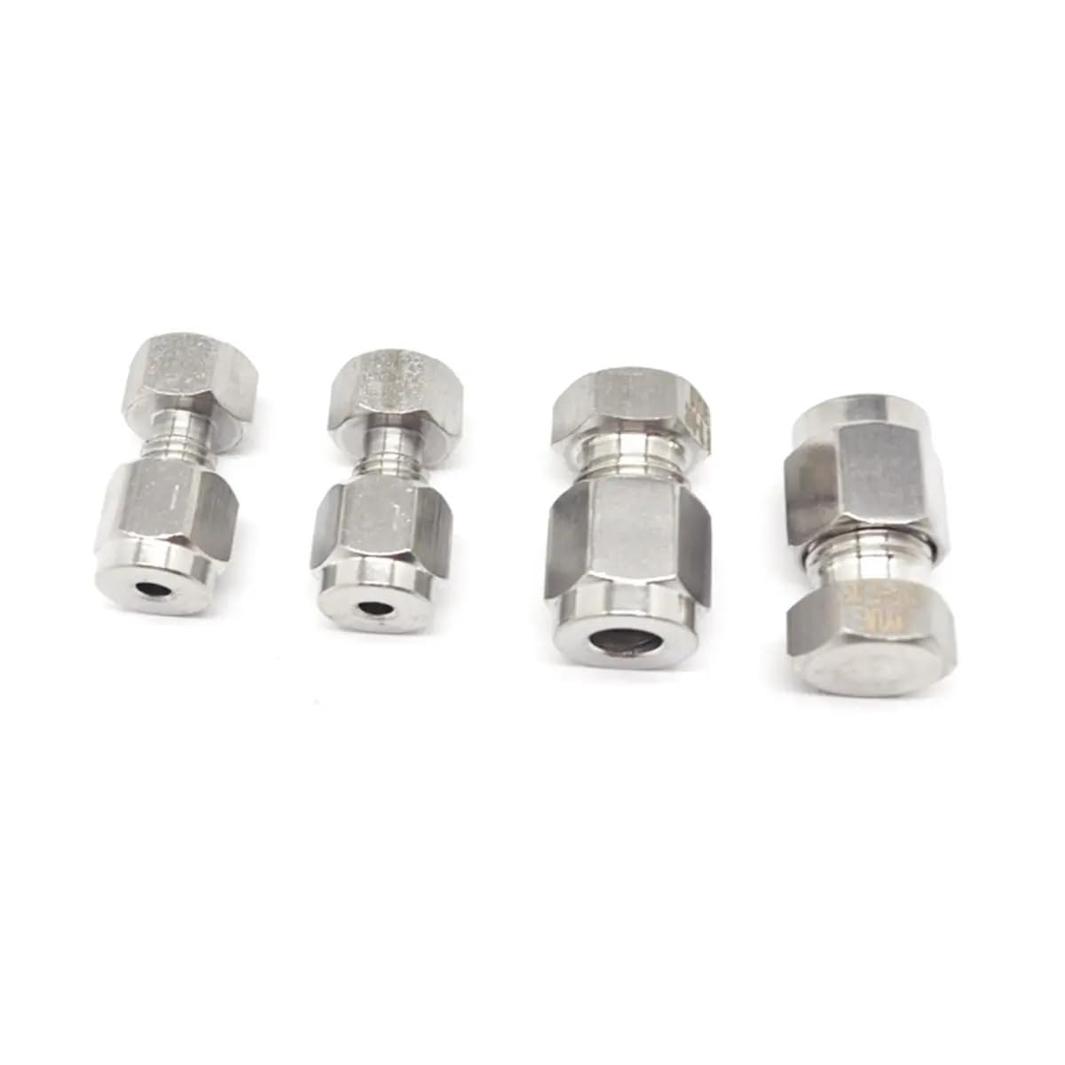 Paquete de 5 adaptadores de manguera de jardín OD 3-25 mm 1/8 "1/4" 3/8" 1/2" 1" 1" 304 tapón de extremo de acero inoxidable casquillo neumático (especificación de rosca: 1")
