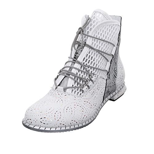 Bottines blanches pour femme Simen idéales pour le bureau