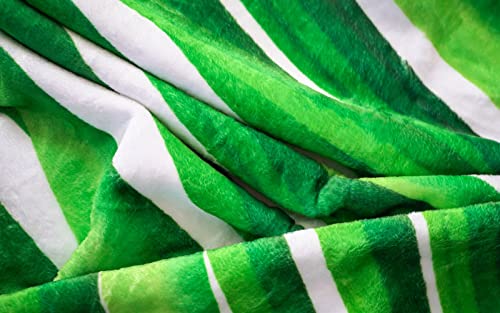 Giant Serene Palm Leaf Blanket - Large Leaf Shaped Blanket 90''X76'' Soft Plush Plant Shaped Throw Blanket Palm Leaf Blanket Shape Design Decorative For Couch Sofa Or Bed, White, Green #TOP7
