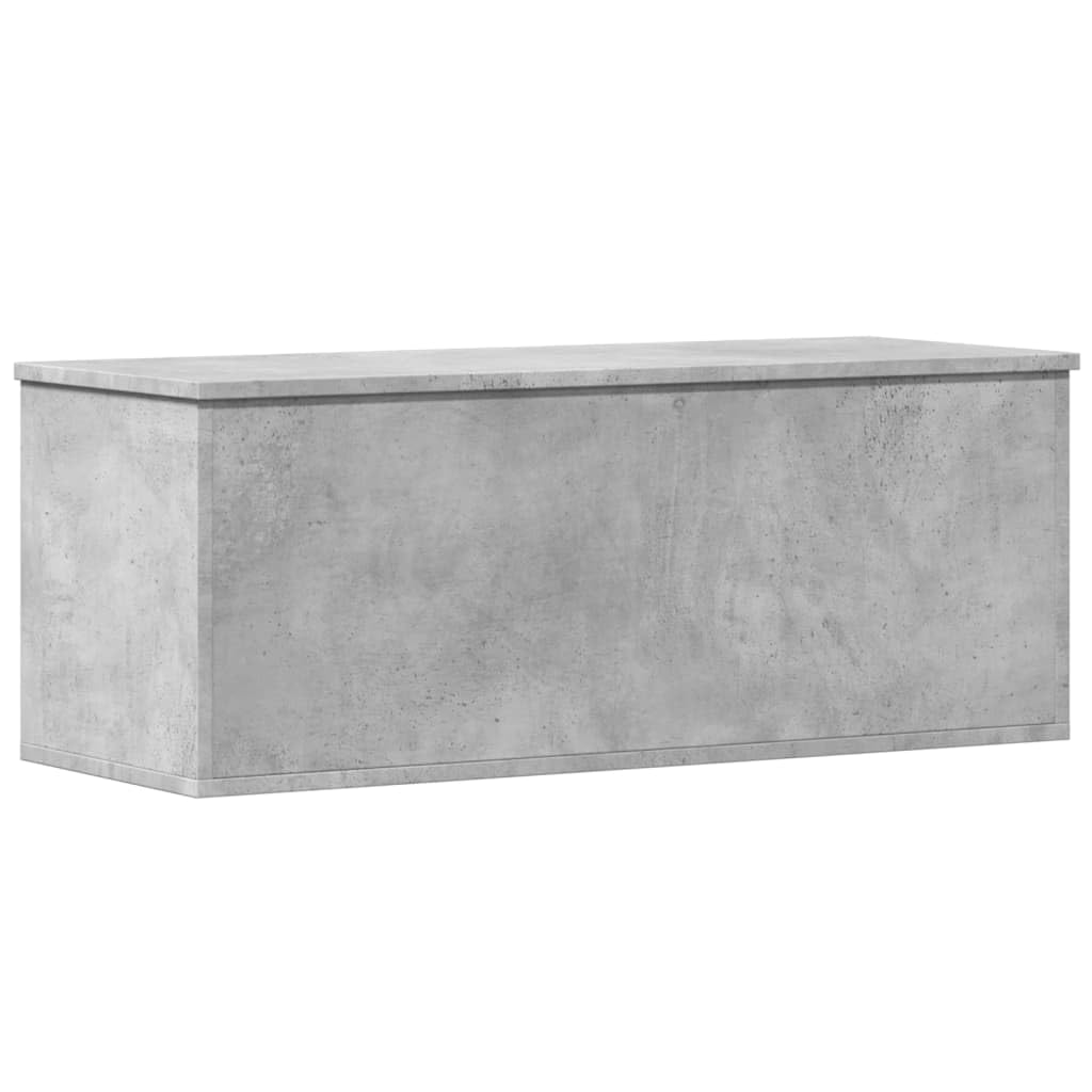 Homgoday Holzwerkstoff Truhe Betongrau 90x35x35cm Deko und Aufbewahrung - Couchtisch Model840684