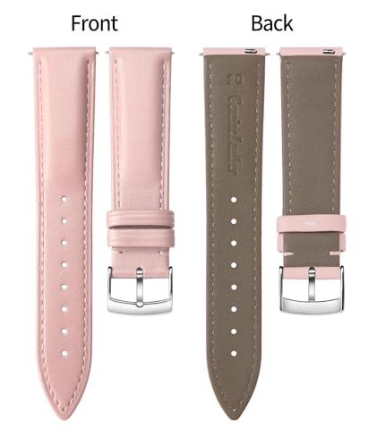 Image of BINLUN Leather Watch Bands Quick Release Premium Calfskin Replacement Watch Strap Multicolors Watchbands for Men Women 12mm 14mm 16mm 18mm 19mm 20mm 21mm 22mm