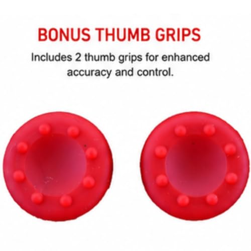 Image of TMG X Series X /S Controller Skin,Anti-Slip Protector Compatible with Xbox Series X /S Controller-Silicone Cover with 2 Thumb Grips Caps (Red)