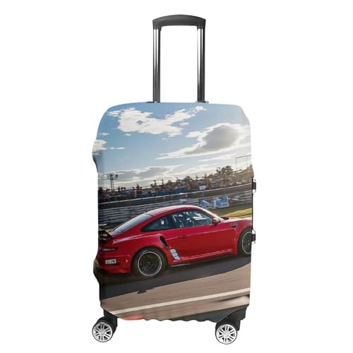 Rapid Sports Car Luggage Cover, Elastic Luggage Protector Fits 19-32in Suitcases, Washable & Anti-Scratch Suitcase Cover for Men Women L