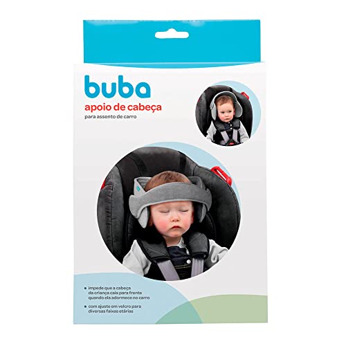 BUBA Apoio De Cabeca Para Assento De Carro, Preto, Tamanho único