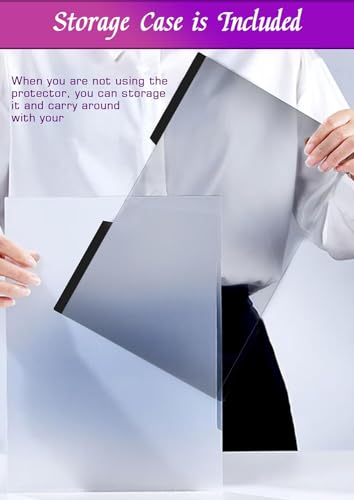 PYS Magnetic Privacy Screen Filter for 14 Inch 16:9 Laptop - Computer Monitor Privacy Shield, Anti-Glare Blue Light Filter, Removable Privacy Screen for Lenovo, HP, Dell