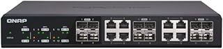QNAP QSW-1208-8C-US 12-Port Unmanaged 10GbE Switch Twelve SFP+ with Shared Eight 10GBASE-T Ports