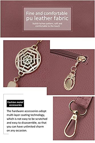 Bolso Satchel de Cuero PU para Mujer con Asa Superior miniatura 4