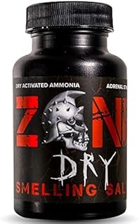Zone Dry Smelling Salts Powerlifting Ammonia Inhalant Sniffing Salts Weightlifting Powerlifting Strongman - Ready to Use/Pre-Activated Ready for use - Zone Dry