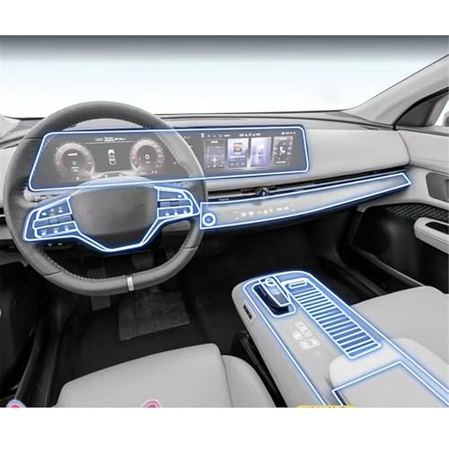 Film Protecteur pour Nissan Ariya - Évitez les Rayures de la Console Centrale en TPU