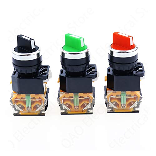 Encodeur rotatif 22mm JCAKES sélecteur 2 positions 1NO1NC - 2