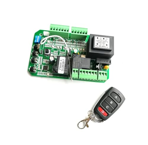 Abridor de portón corredizo, Unidad de Control Motor abridor puerta corredera uso amplio, placa circuito controlador PCB, tarjeta electrónica PY600ACL SL1500AC(1 remote control kit)