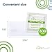 Alcohol Wipes | Individually Wrapped Alcohol Prep Pads with 70% Isopropyl Alcohol, Great for Medical & First Aid Kits | Sterile, Antiseptic 2-Ply Alcohol Swabs - 300 count