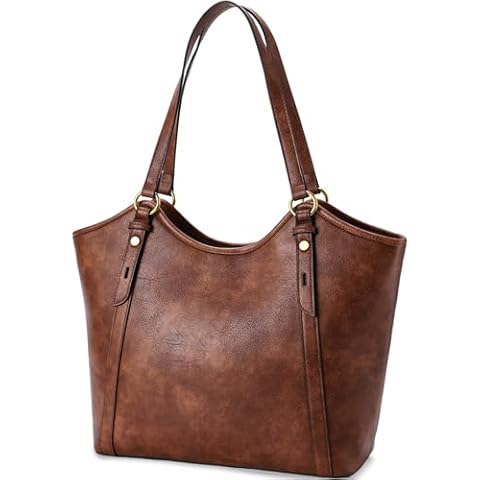 VASCHY Sac Cabas Femme Marron Cover