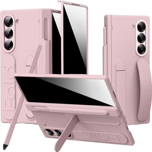Anti-regard et anti-choc : protection Samsung Galaxy Z Fold 7 rose