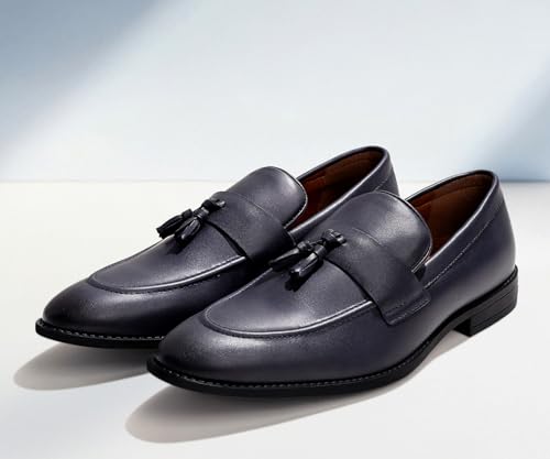 Image of LOUIS STITCH Men's Shoes Tassel Style Comfortable Moccasins for Men (RGMCPLTA)