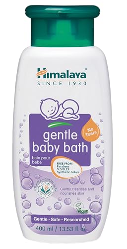 Image of Himalaya Gentle Baby Bath, Gentle, Non-Irritating Cleanser for Nourishing Your Baby’s Skin, 13.53 oz