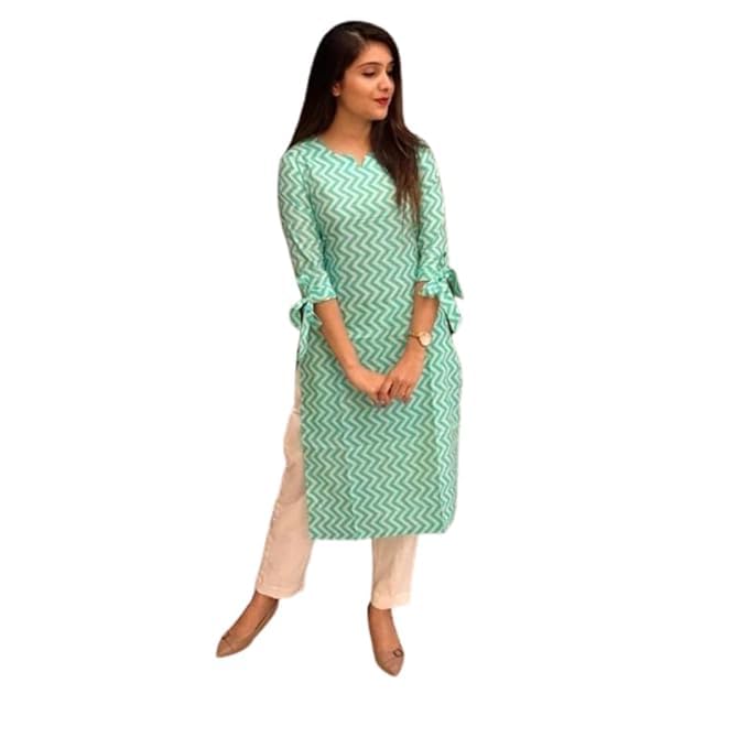 Women's Printed Kurti Set, Casual Ethnic Wear, Floral and Bandhani Prints-picture-32