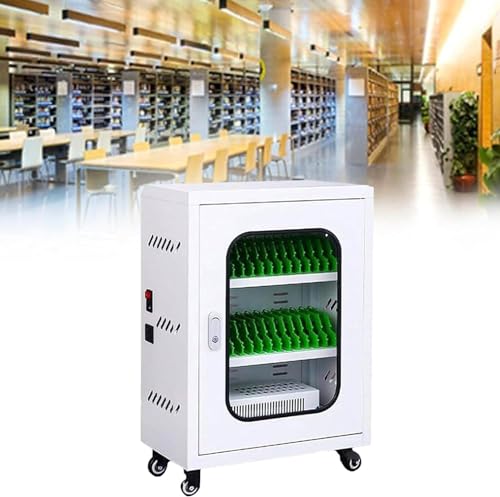 JINGEDD 12/20/30/40/50/60Slots Cell Phone Charging Station Lockable Charging Cabinet Cellphone Charging Storage Locker Mobile Charger Station for Office Classroom,60Slots
