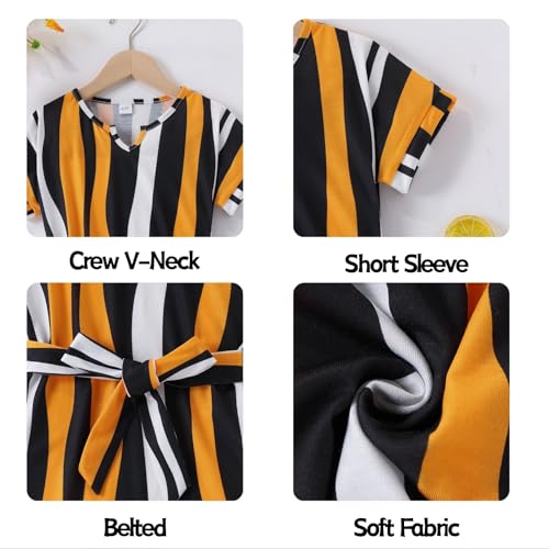 Image of OLMRJKD Kid Toddler Girl Clothes Summer Short Sleeve Figure Graphic Tee Shirt + Shorts Summer Outfits Set