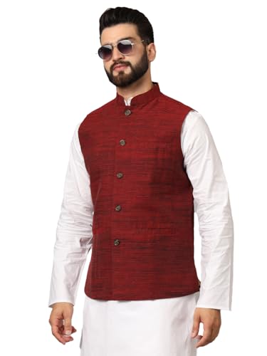 Image of LATEST CHIKAN Men's Nehru Jacket /Waistcoat Sophisticated Ethnic Wear