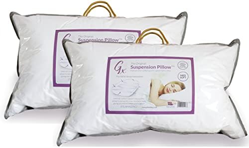 Gx Suspension Pillow Pack of 2 | 2 x Medium-Soft Bed Pillows - The ...