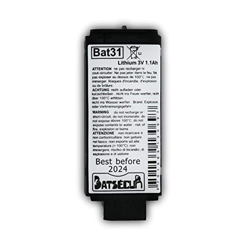 BATSÉCUR - Pile Alarme BAT31 Compatible BATLi31 DAITEM 3V 1Ah - 3V 1.1Ah LiFeS2