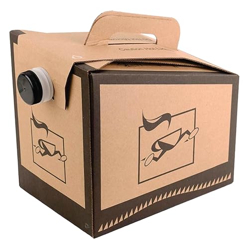 EcoQuality Portable, Disposable Coffee Dispenser [25 Pack] for Insulated Hot Cold Bulk Beverage Server Carafe, Box of Joe to Go, Great Liquid Carrier for Fundraisers, Catering & Events (96oz 0.75gal)