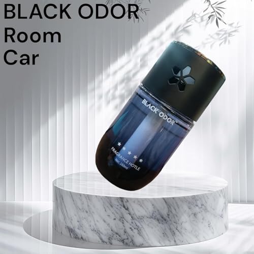 Image of BKN BLACK ODOR Elegant Glass Bottle Car Perfume - Leak-Proof Cap, Stylish Design, Seamless Dispersion with Cotton Wick & double-sided Tape | Car Interior Deodoriser (BO-13, Cologne)
