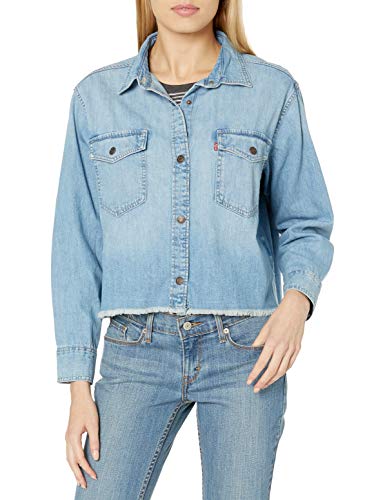Levi's Women's Daniela Shirt, Ain't Givin up, Medium