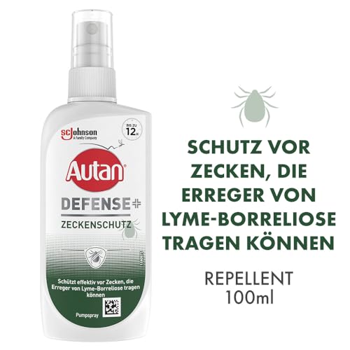Autan Defense Zeckenschutz Pumpspray, Insektenschutz, hocheffektiver Schutz vor Zecken für bis zu 12h, Travel Essentials, 1er Pack ( 1 x 100 ml)