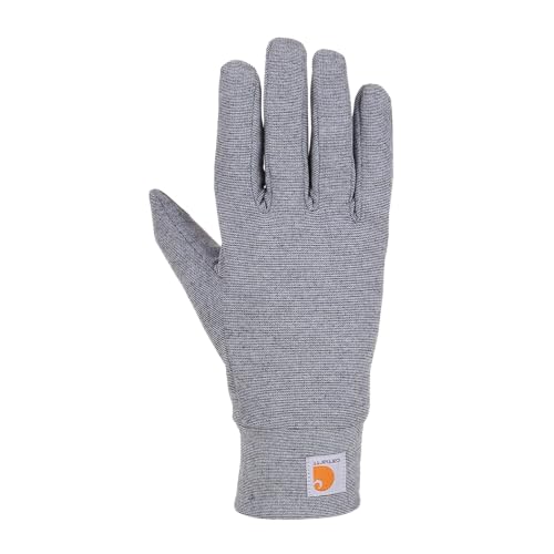 Carhartt Mens Force Liner Glove with Silicon Grip Palm and Touchscreen-Compatible Fingers, Shadow...