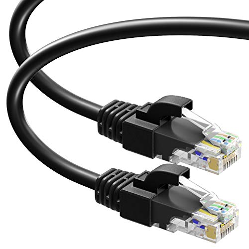 Maximm Cat6 Ethernet Cable 250 ft (76.2 Meters) RJ45 Connectors | Rounded Fast Internet Cable for PS4, Xbox & Gaming ? High-Speed Up to 10 Gigabits/Second