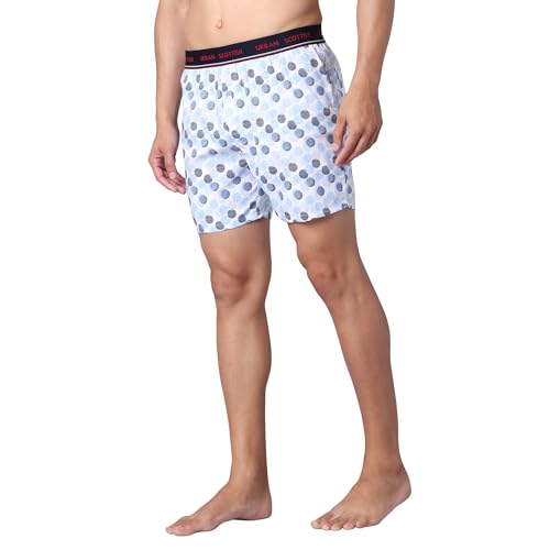 Image of Urban Scottish Men's Boxer Pants 100% Cotton Material with A Stylish Print Soft and Stretchy Elastic Waist Band Dynamic Movement and Hardwearing Stitching Breathable with A Gentle Snug Fit