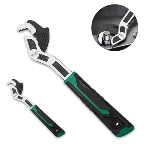 groword 2PC Adjustable Wrench,Auto Size Adjusting Wrench,0.6"-1.38"(7-35MM) Self-Adjusting Quick Wrench,Multi-Size Spring Adjustable Wrench,Auto Size Rapid Wrench for Car,Bicycle,Plumbing Repairs Cover