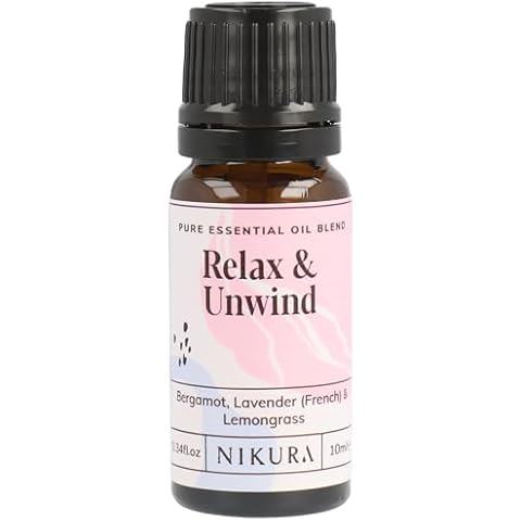 Nikura Relax & Unwind Essential Oil Blend - 10ml Cover