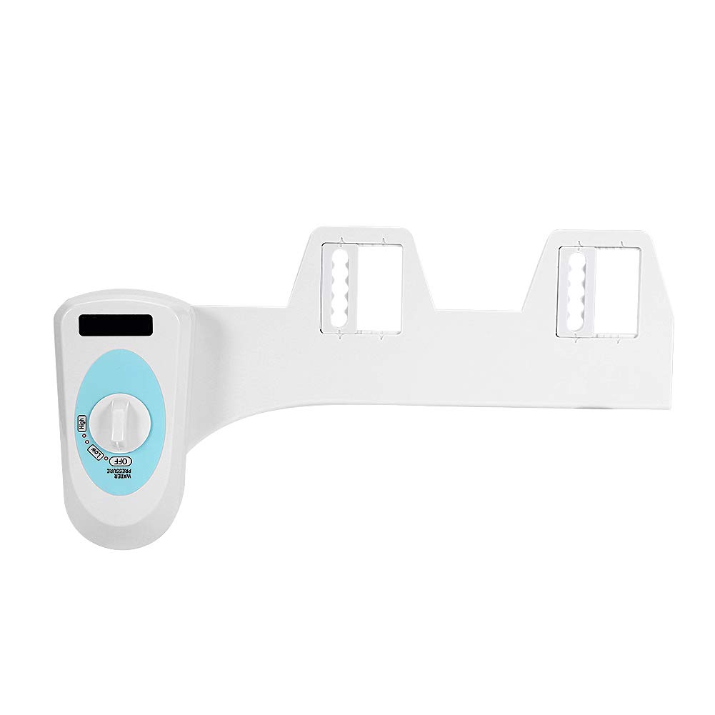 Cocoarm WC bidet nakładka do czyszczenia intymnego WC bidet, regulacja ciśnienia wody zimnej ze świeżą wodą i dyszą samooczyszczającą, nie elektryczna