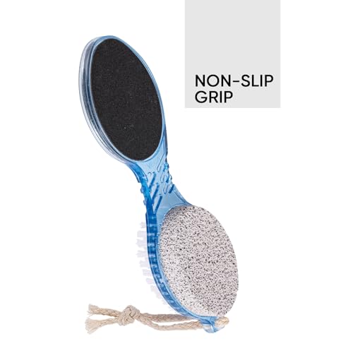 VEGA 4 In 1 Foot Pedicure Brush, Pumice Stone, Scrubber & File For Soft Care - Image 6