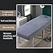 LDLCYCN Soft Massage Bed Cover with Face Hole Skin-Friendly Massage Table Cover Sheet with Elastic Band All-Round Wrap Spa Bed Fitted Sheet for Beauty Salon Spa Washable,A/Gray,70x190cm