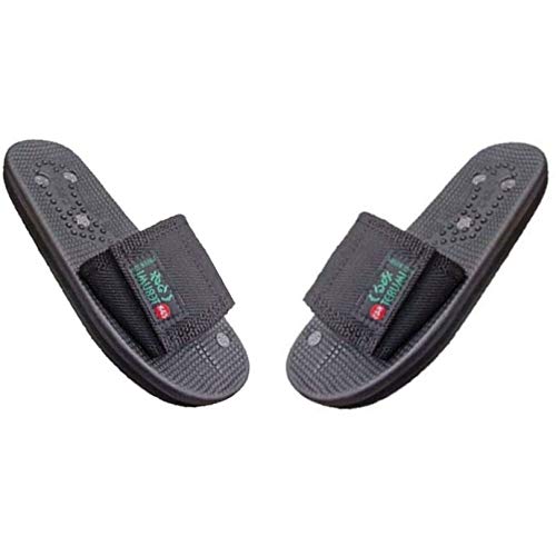 Chinelo Magnético de Velcro Terumi T-A Preto com 14 Imãs 41/42