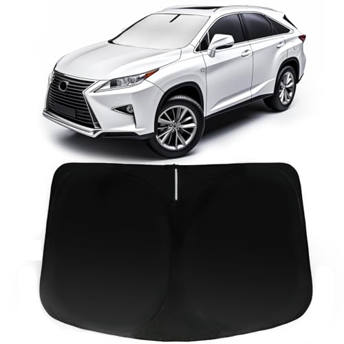 Image of PAIMOHO Windshield Sun Shade for 2022, Car Front Window Sun Visor & Heat Shield Accessories | 240T Blocks UV Rays Sunshade