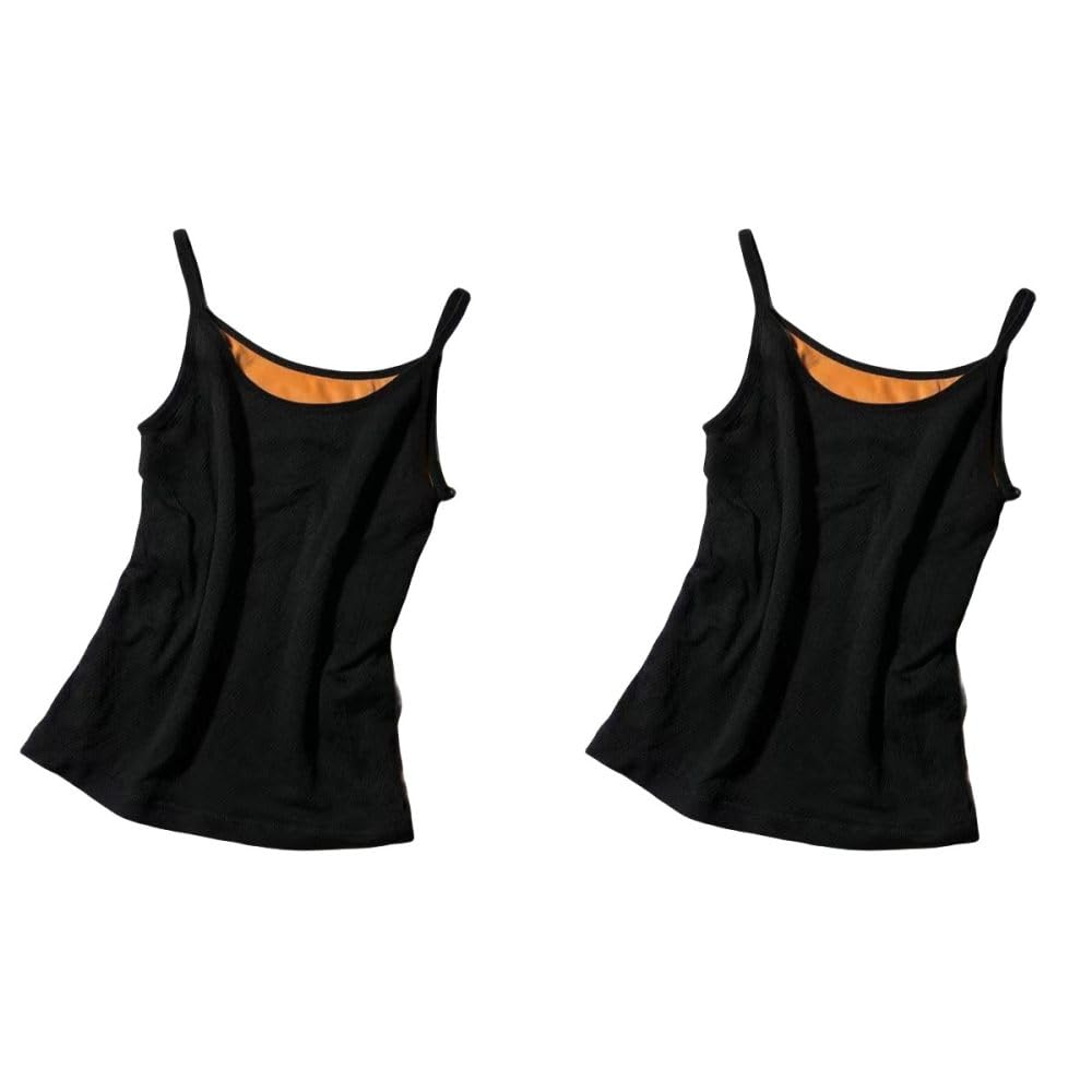 2 Pezzi Top Intimo Termico da Donna Foderato in Pile Strato Base, Gilet Intimo Termico Senza Maniche in Cotone Caldo Invernale da Donna, Canotta Canottiera Canotta,2 Pezzi Grigio,S 2 Pezzi Top Intimo Termico da Donna Foderato in Pile Strato Base, Gilet Intimo Termico Senza Maniche in Cotone Caldo Invernale da Donna, Canotta Canottiera Canotta,2 Pezzi Grigio,S